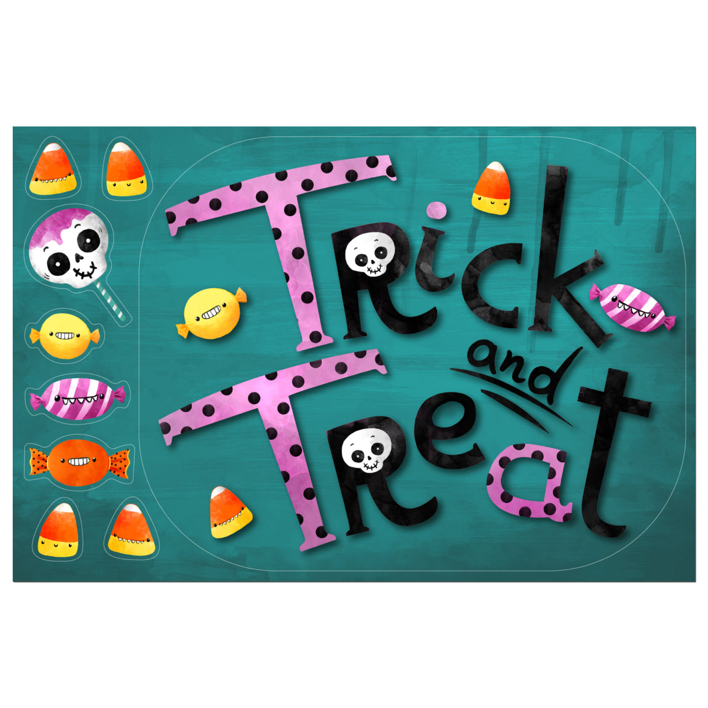 Tricky Treats Sticker Oodle
