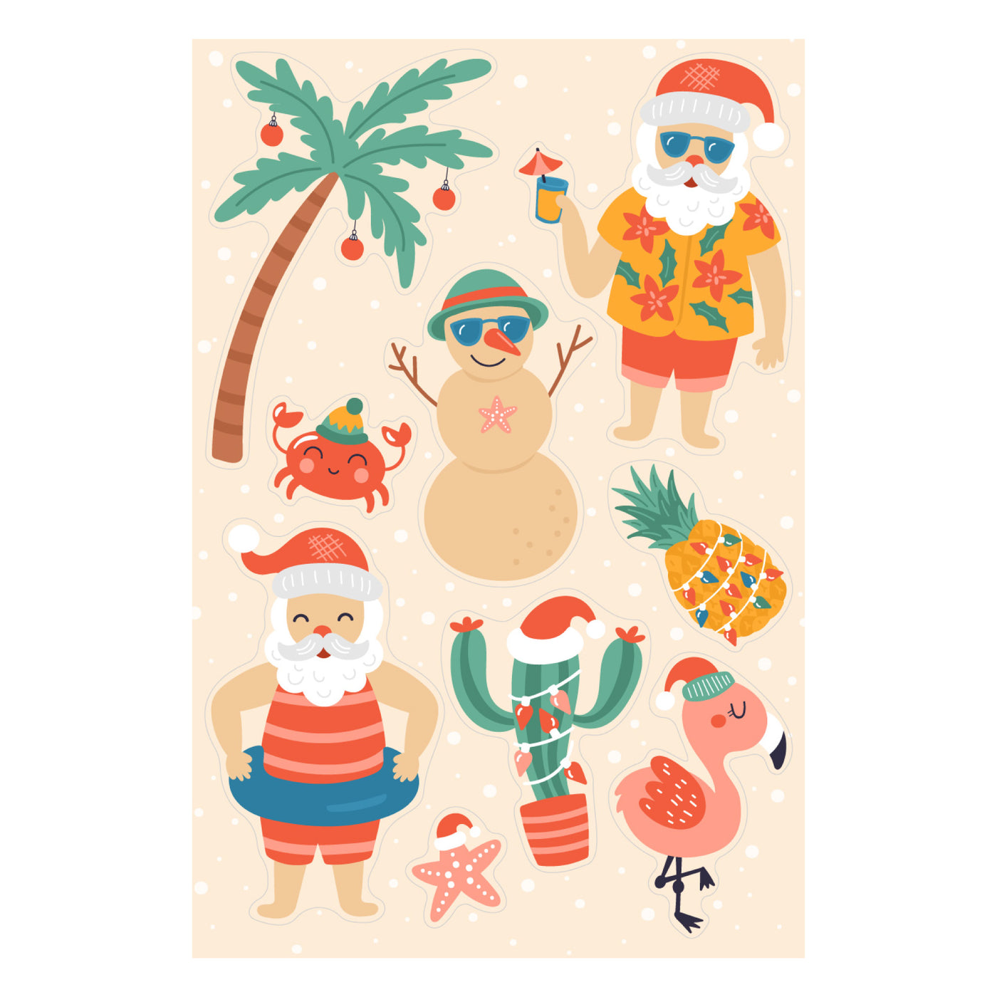 Tropical Holiday Sticker Oodle