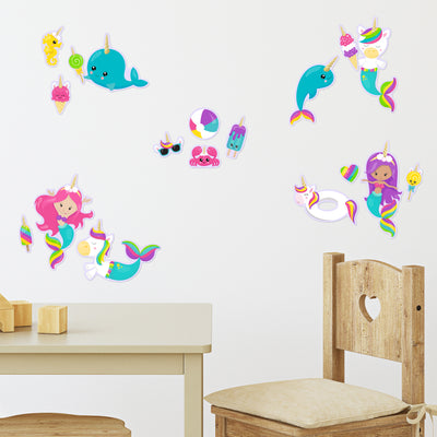 Unicorn Beach Party Sticker Oodle