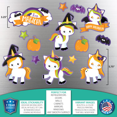 Unicorn Halloween Sticker Oodle