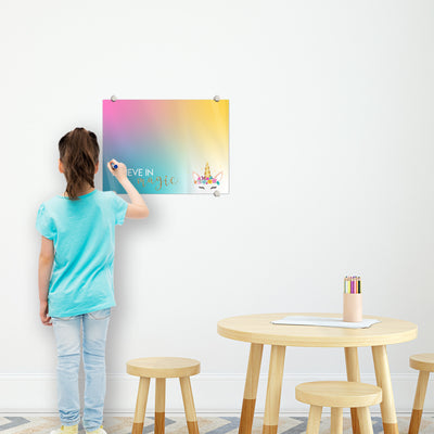 Unicorn Magic Glassboard