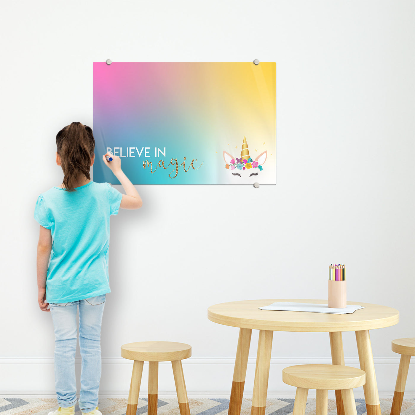 Unicorn Magic Glassboard