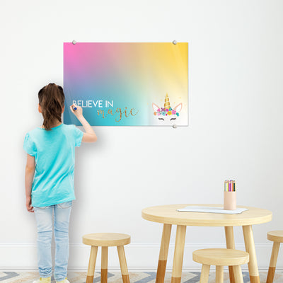 Unicorn Magic Glassboard