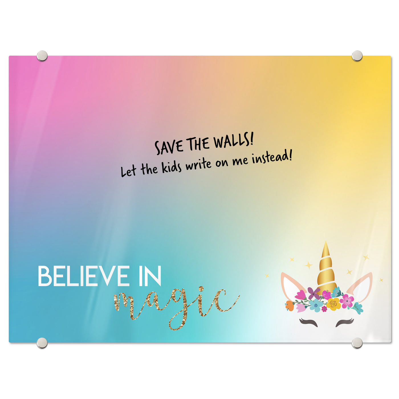 Unicorn Magic Glassboard