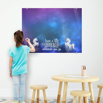 Unicorn Sparkle Glassboard