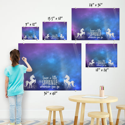 Unicorn Sparkle Glassboard