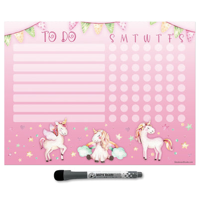 Kids Task Chart Sticker Doodles