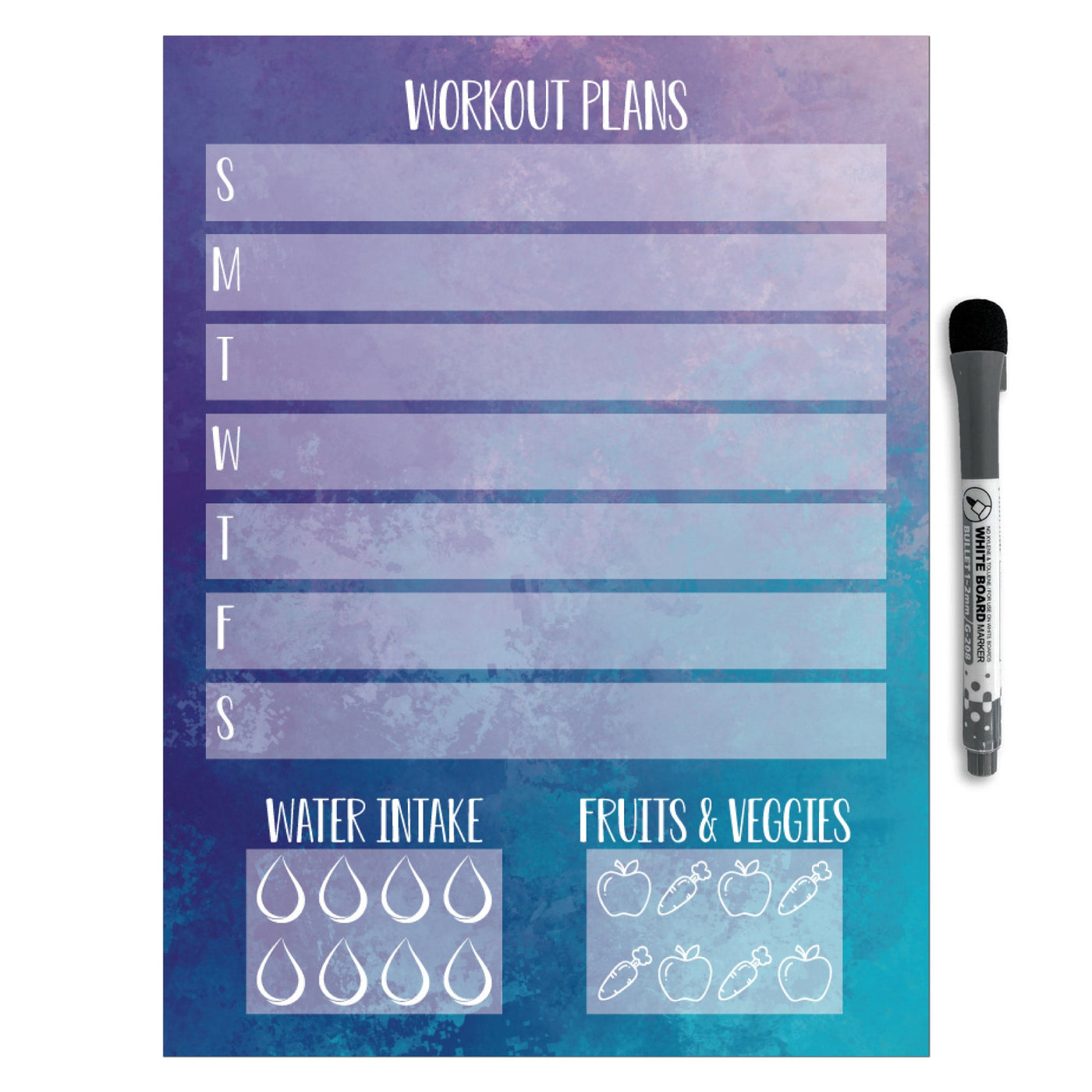 Fitness Planner Sticker Doodles