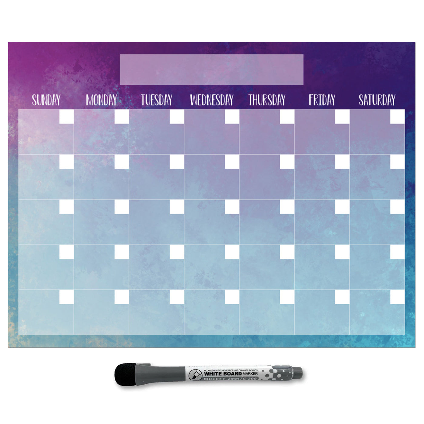 Monthly Calendar Sticker Doodles