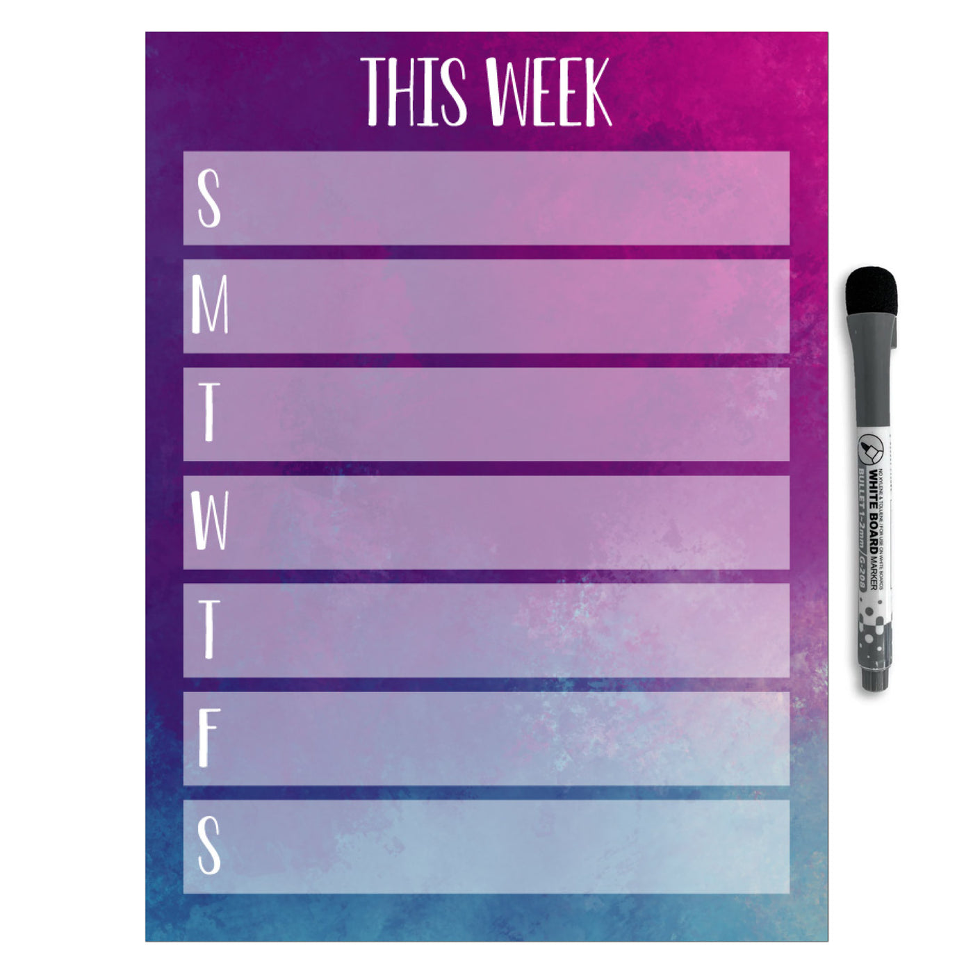 Weekly Calendar Sticker Doodles