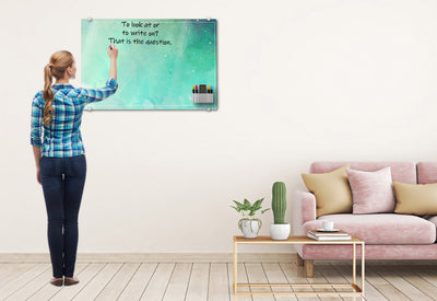 Watercolor Sky Glassboard
