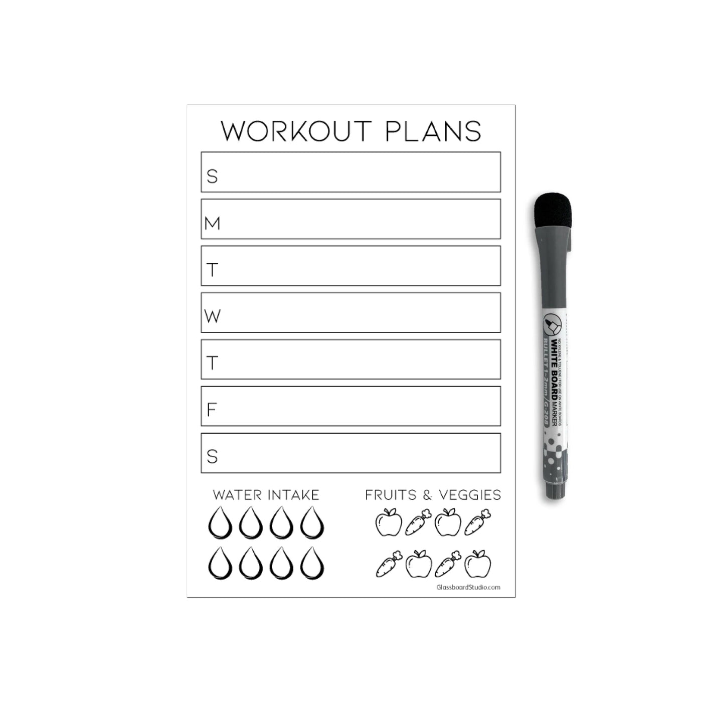 Fitness Planner Sticker Doodles