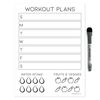 Fitness Planner Sticker Doodles