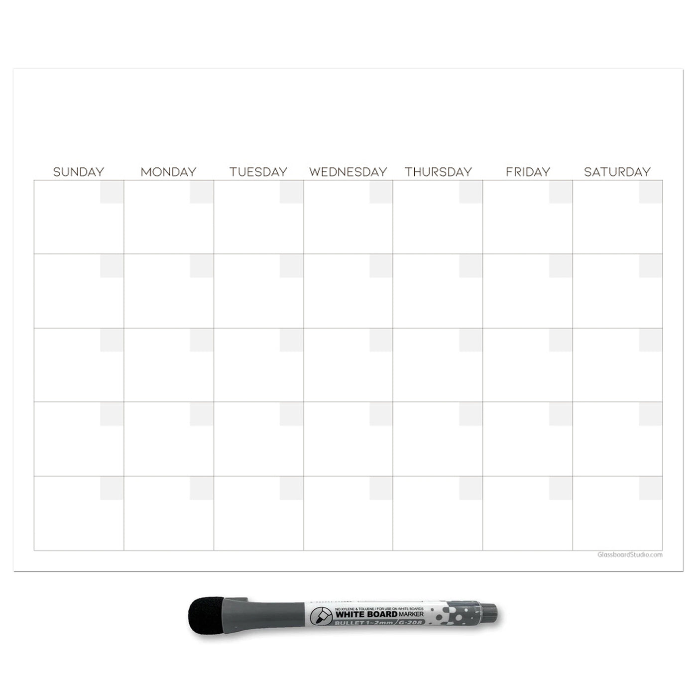 Monthly Calendar Sticker Doodles