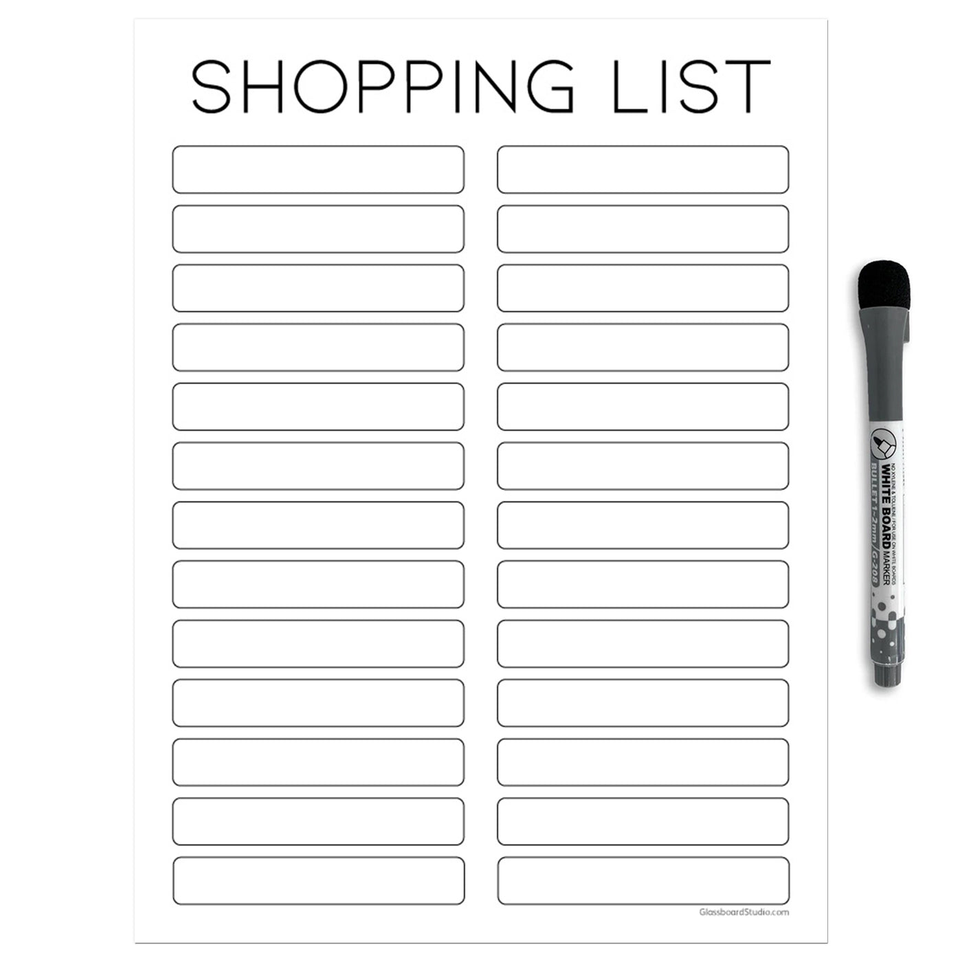 Shopping List Sticker Doodles