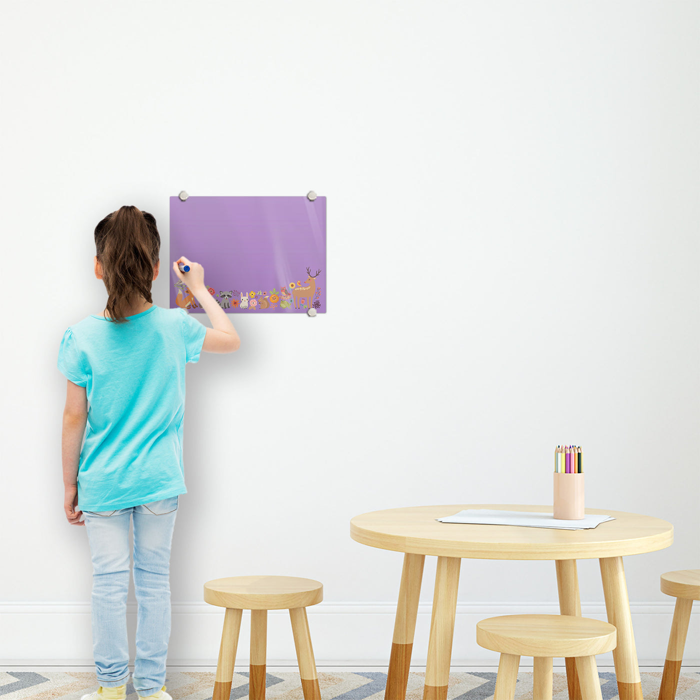 Woodland Creatures Glassboard