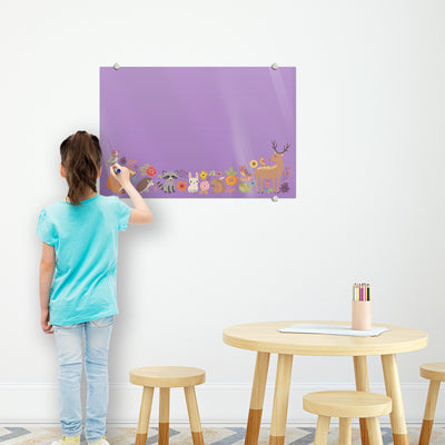Woodland Creatures Glassboard