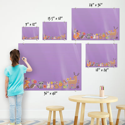 Woodland Creatures Glassboard