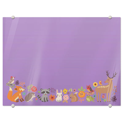 Woodland Creatures Glassboard