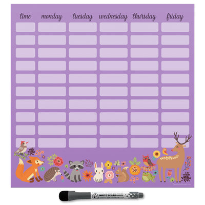 Kids School Schedule Sticker Doodles