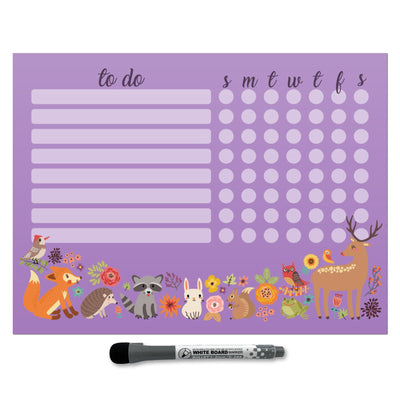 Kids Task Chart Sticker Doodles
