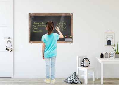 Faux Chalkboard Glassboard