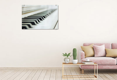 Close-up Piano Glassboard