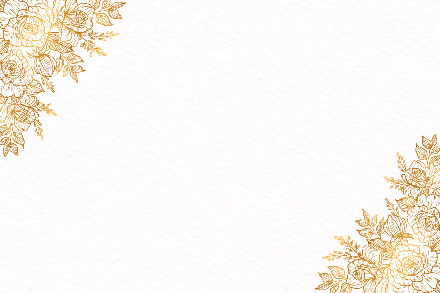 Gold Floral Glassboard