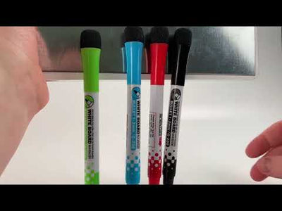 Fine Tip Dry-Erase Markers - 4 Pack