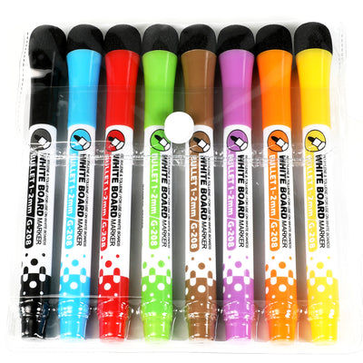 Fine Tip Dry-Erase Markers - 8 Pack