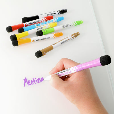 Fine Tip Dry-Erase Markers - 8 Pack