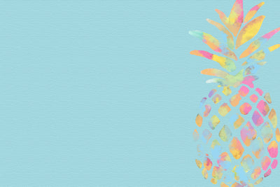 Watercolor Pineapple Glassboard