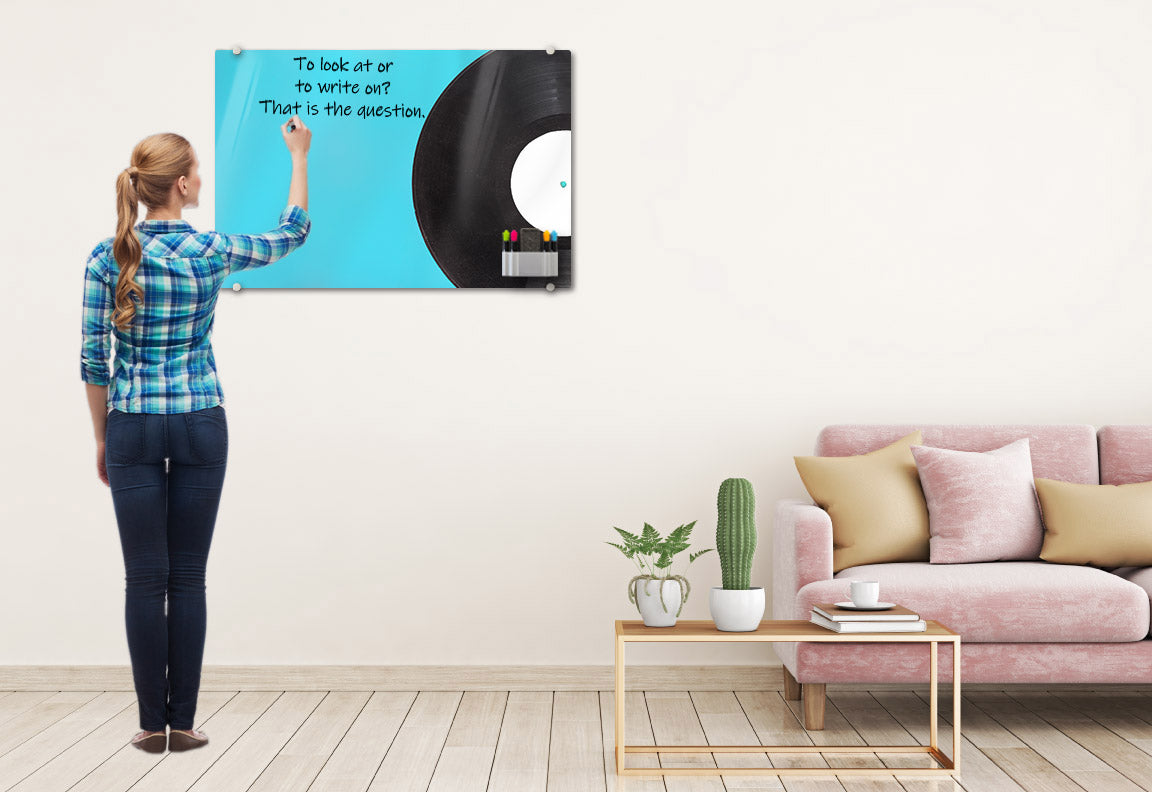 Vinyl Record Glassboard