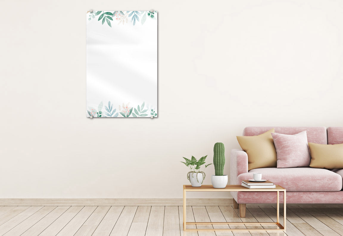 Watercolor Ivy Glassboard
