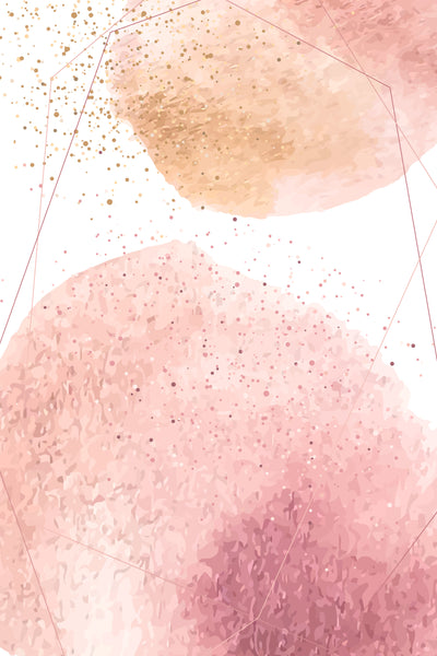 Pink Abstract Watercolor Glassboard