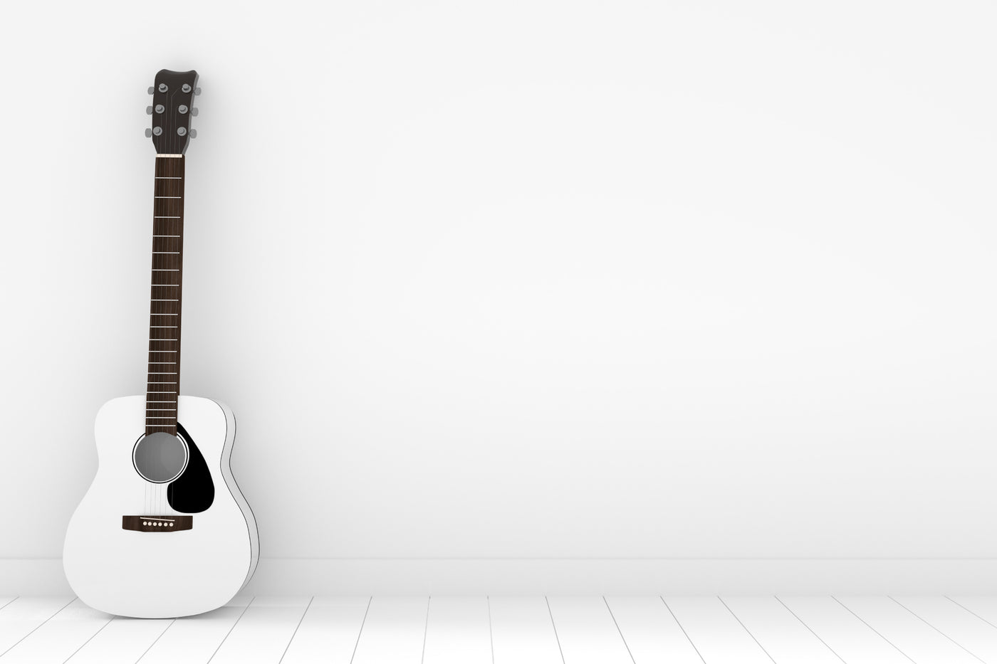 White Guitar Glassboard