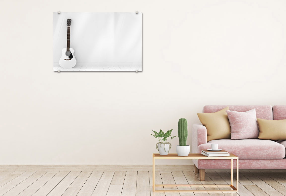 White Guitar Glassboard